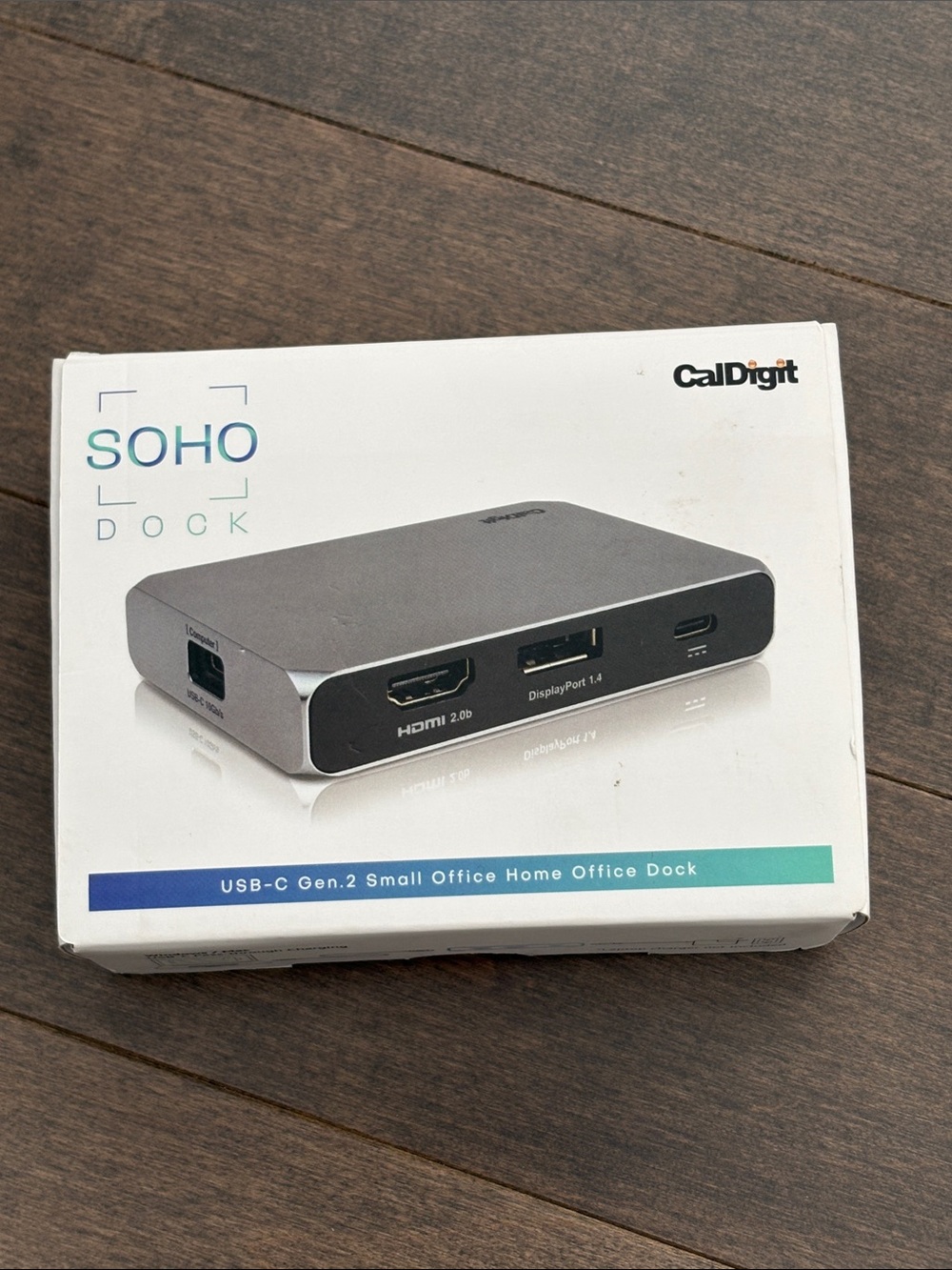CALDIGIT Soho Dock USB-C GEN2 Small Home Office Dock, Computer Port Storage Tech